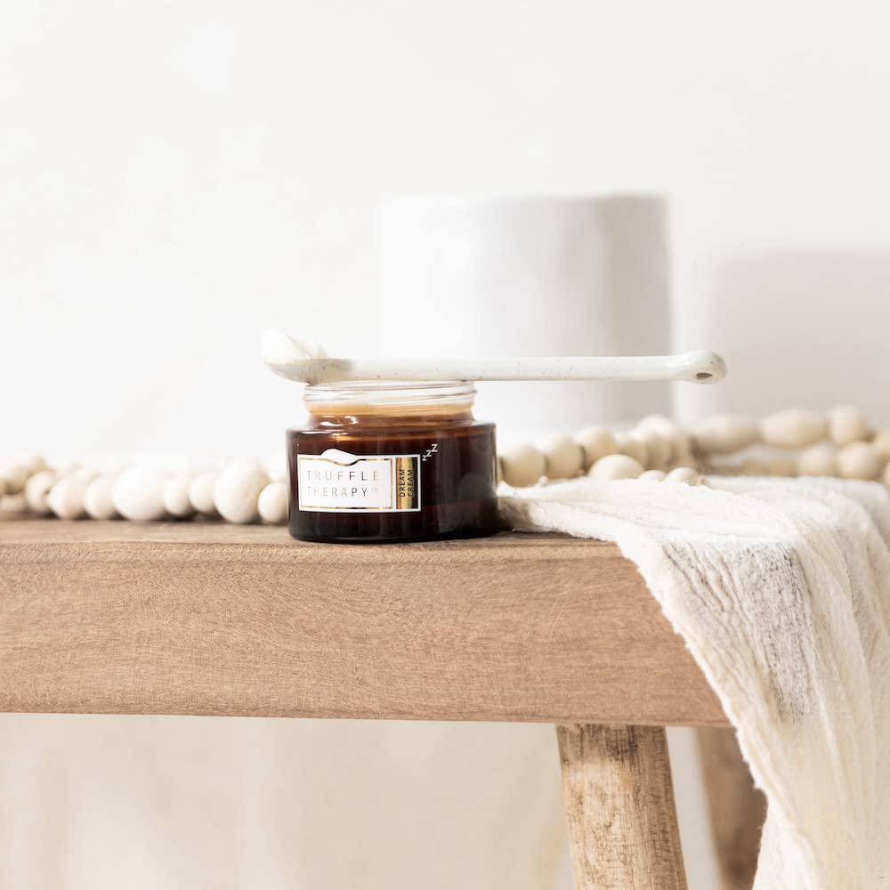 SKIN&CO Truffle Therapy Dream Cream, 1.7 FL OZ, AHA Night Cream, Acid Fruit Complex, Radiance Boosting Creme, Alcohol Free, GMO Free, Vegan, Organic Farming, Black Winter Truffle Extract